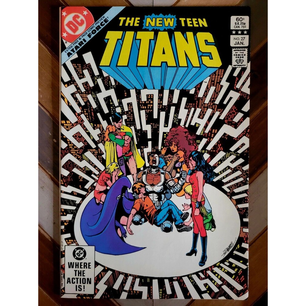 New Teen Titans #27 FN (1983) Perez Art! Speedy, Starfire! Atari Force Preview!